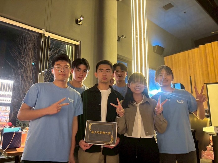 恭喜抽中大獎的同學